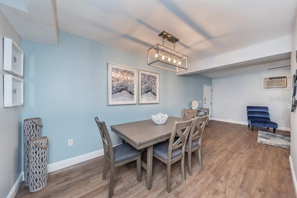 Chandelier, Dining room, Interior, Pendant Lights, Wood Texture Flooring