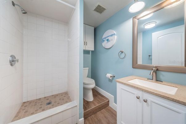 Bathroom, Interior, Wood Texture Flooring