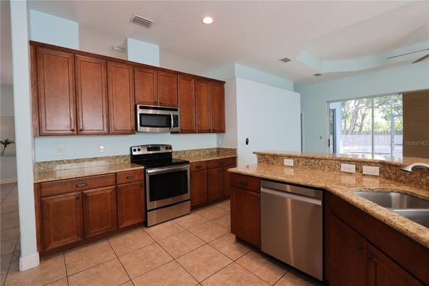 Interior, Kitchen, Recessed Lighting, Stainless Steel Appliances