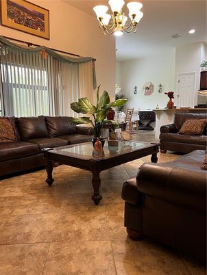 Chandelier, Interior, Living room, Recessed Lighting
