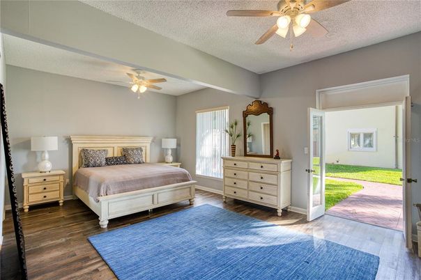 Bedroom, Interior, Wood Texture Flooring