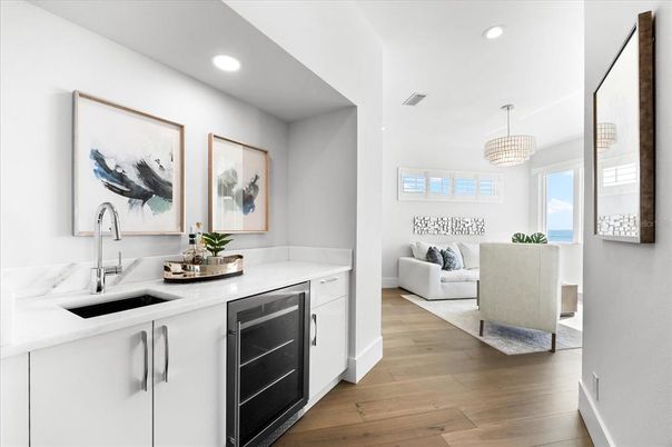Chandelier, Interior, Kitchen, Living room, Recessed Lighting, Wood Texture Flooring