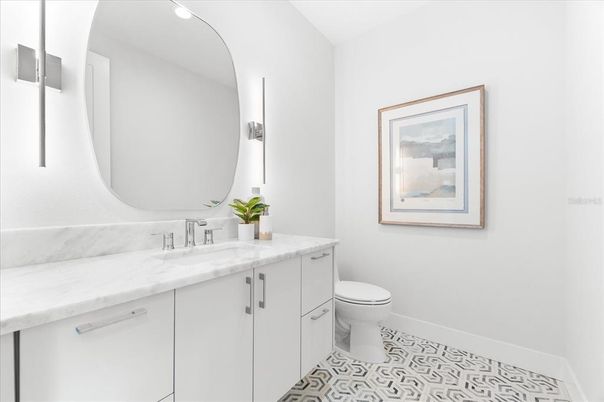 Bathroom, Interior, Recessed Lighting