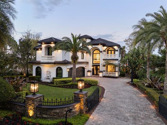 Backyard, Exterior, Facade, Mediterranean