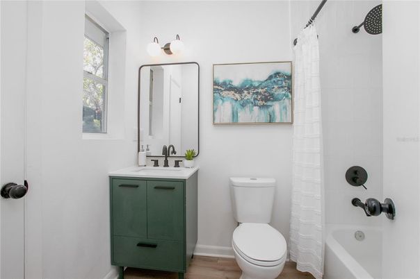 Bathroom, Interior, Wood Texture Flooring