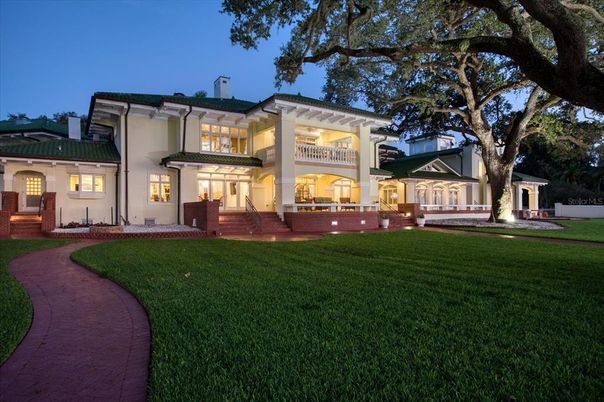 Backyard, Exterior, Facade, Mediterranean
