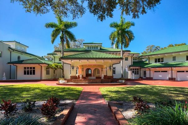 Backyard, Exterior, Facade, Mediterranean