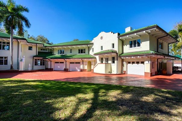 Attached, Backyard, Exterior, Facade, Mediterranean