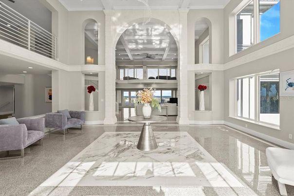 Interior, Marble, Pendant Lights, Recessed Lighting