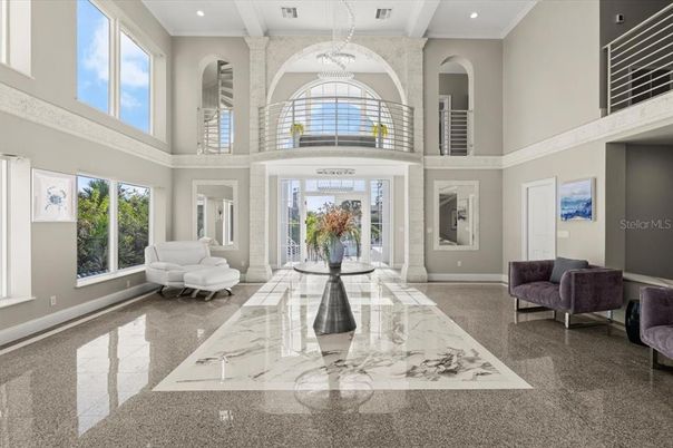 Chandelier, Interior, Marble, Pendant Lights, Recessed Lighting