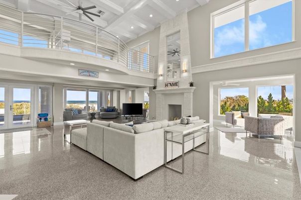 Fireplace, Interior, Living room, Recessed Lighting