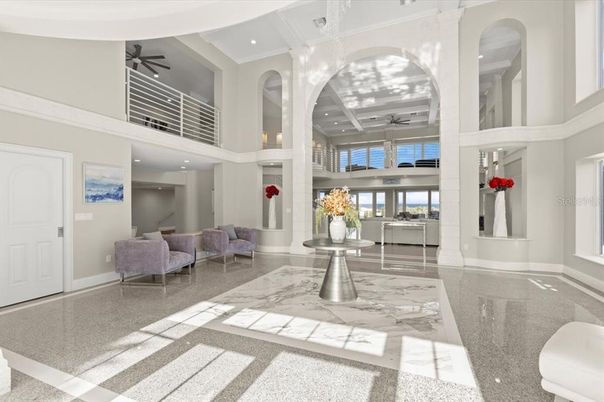Interior, Living room, Marble, Recessed Lighting