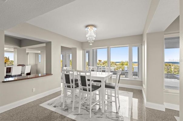 Chandelier, Dining room, Interior, Marble