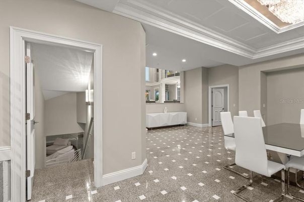 Bedroom, Dining room, Interior, Recessed Lighting