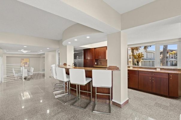 Dining room, Interior, Kitchen, Recessed Lighting