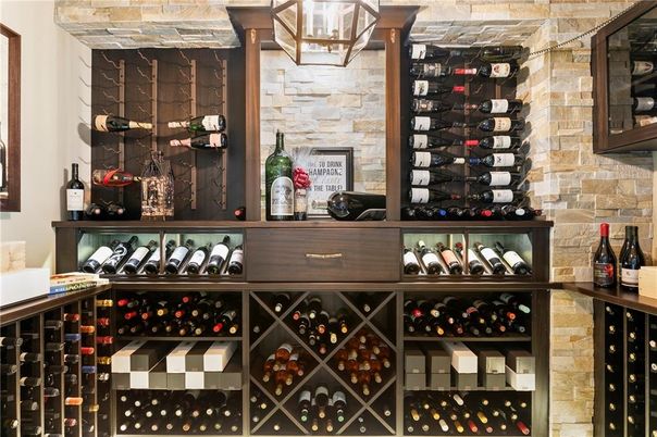 Interior, Stone Walls, Wine Storage