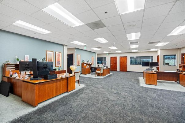 Home Office, Interior, Recessed Lighting