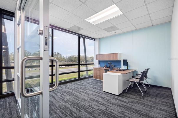 Home Office, Interior, Recessed Lighting