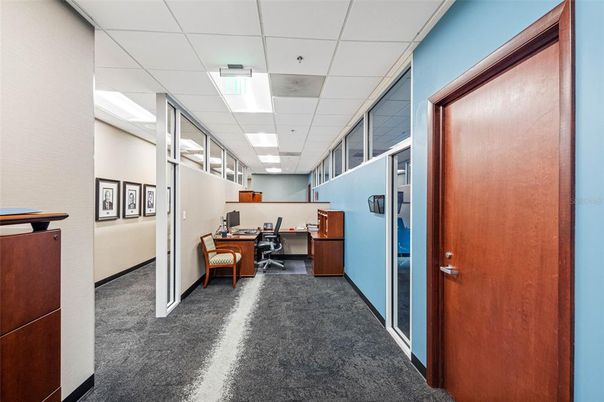 Home Office, Interior, Recessed Lighting