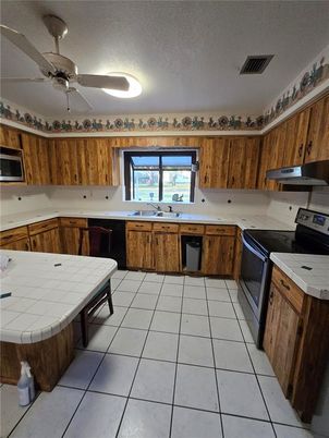 Interior, Kitchen, Tile Countertops