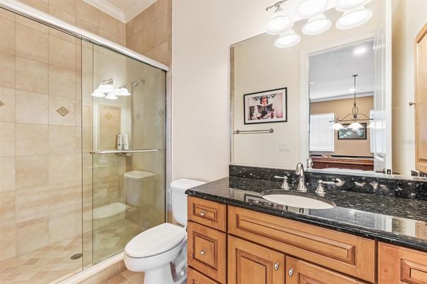 Bathroom, Glass Shower, Interior