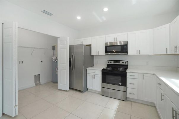 Interior, Kitchen, Recessed Lighting, Stainless Steel Appliances