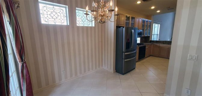 Chandelier, Interior, Kitchen, Recessed Lighting