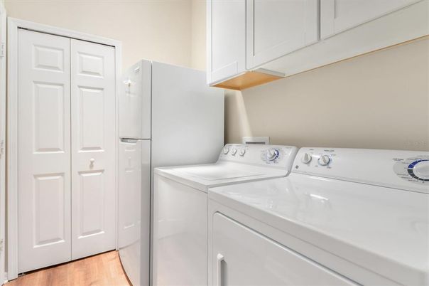 Interior, Utility Closets, Washer, Wood Texture Flooring