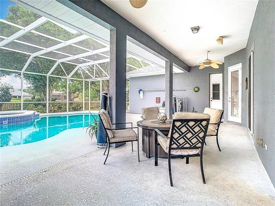 Dining room, Glass Ceilings, Interior, Pool, Sun Room