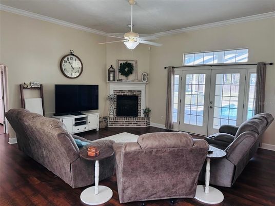 Fireplace, Interior, Living room, Wood Texture Flooring
