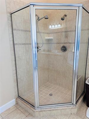 Bathroom, Glass Shower, Interior