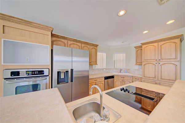 Interior, Kitchen, Recessed Lighting, Stainless Steel Appliances