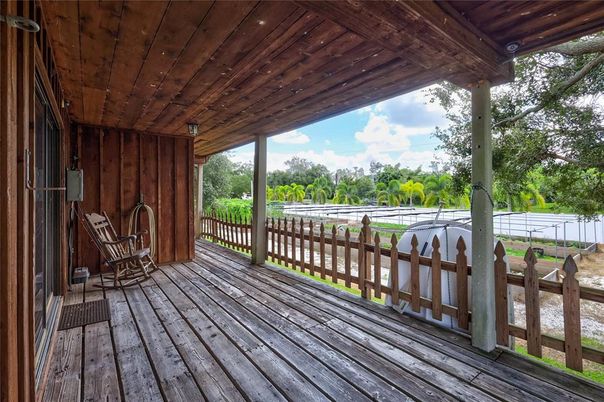Exterior, Wood Texture Flooring