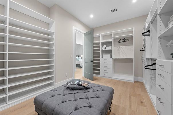 Interior, Recessed Lighting, Walk-in Closets, Wood Texture Flooring