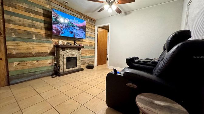 Fireplace, Interior, Living room, Wooden Walls