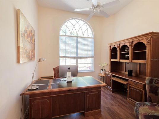 Home Office, Interior, Wood Texture Flooring