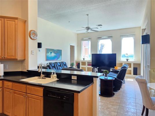 Interior, Kitchen, Living room