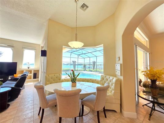 Dining room, Glass Ceilings, Interior, Pendant Lights, Sun Room