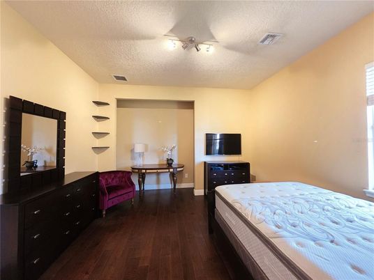 Bedroom, Interior, Wood Texture Flooring
