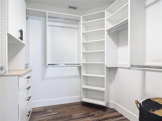 Interior, Walk-in Closets, Wood Texture Flooring