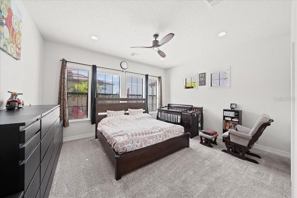 Bedroom, Interior, Recessed Lighting