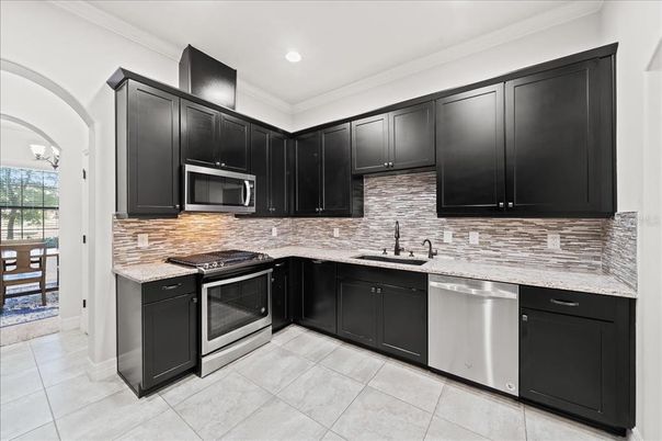 Interior, Kitchen, Recessed Lighting, Stainless Steel Appliances