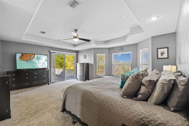 Bedroom, Interior, Recessed Lighting