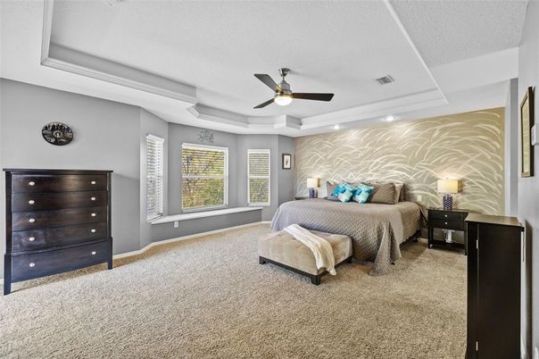 Bedroom, Interior, Recessed Lighting