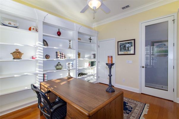 Home Office, Interior, Wood Texture Flooring