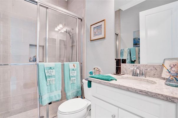 Bathroom, Glass Shower, Interior