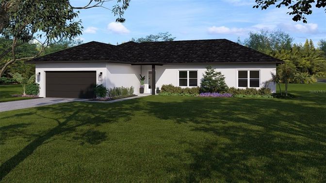 Attached, Backyard, Exterior, Facade, Ranch