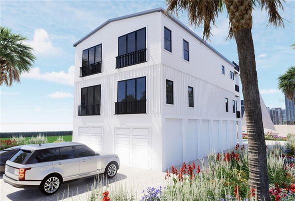 Attached, Exterior, Facade, Rowhouse
