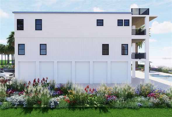 Attached, Exterior, Facade, Modern