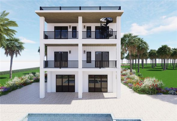 Backyard, Exterior, Facade, Modern